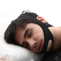 Adjustable Full Head Chin Strap for Snoring Relief and Sleep Apnea Support