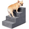 Dog Stairs for Bed 18 Inch Height, 4 Step Non Slip Pet Steps for Small Dogs and Cats