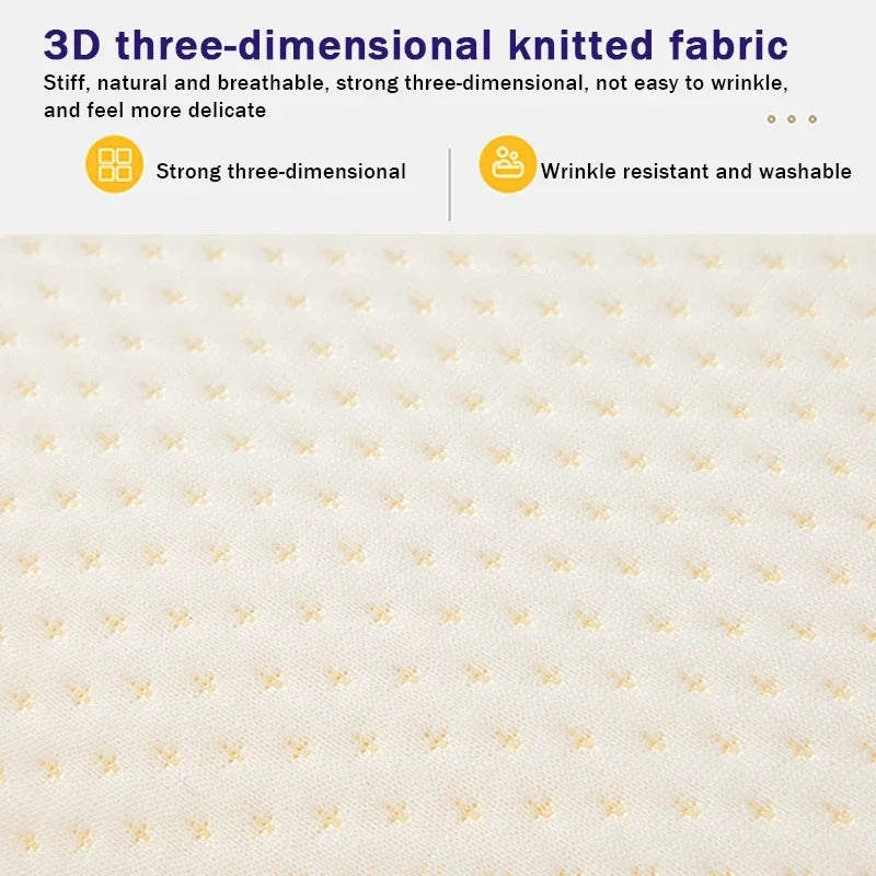 Couple Pillow with Memory Foam Arm Tunnel and Breathable Knit Cover, Machine Washable