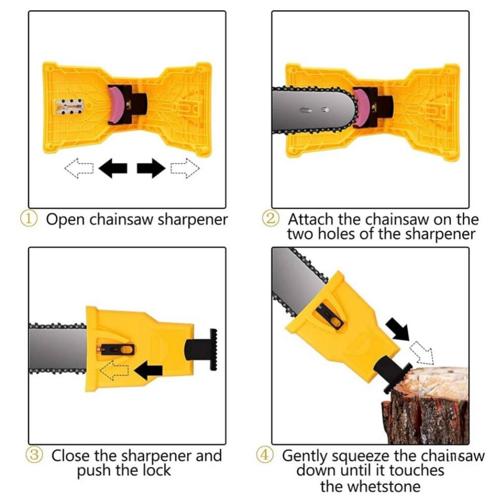 Chainsaw Teeth Sharpener for 14 16 18 20 Chainsaw Bars