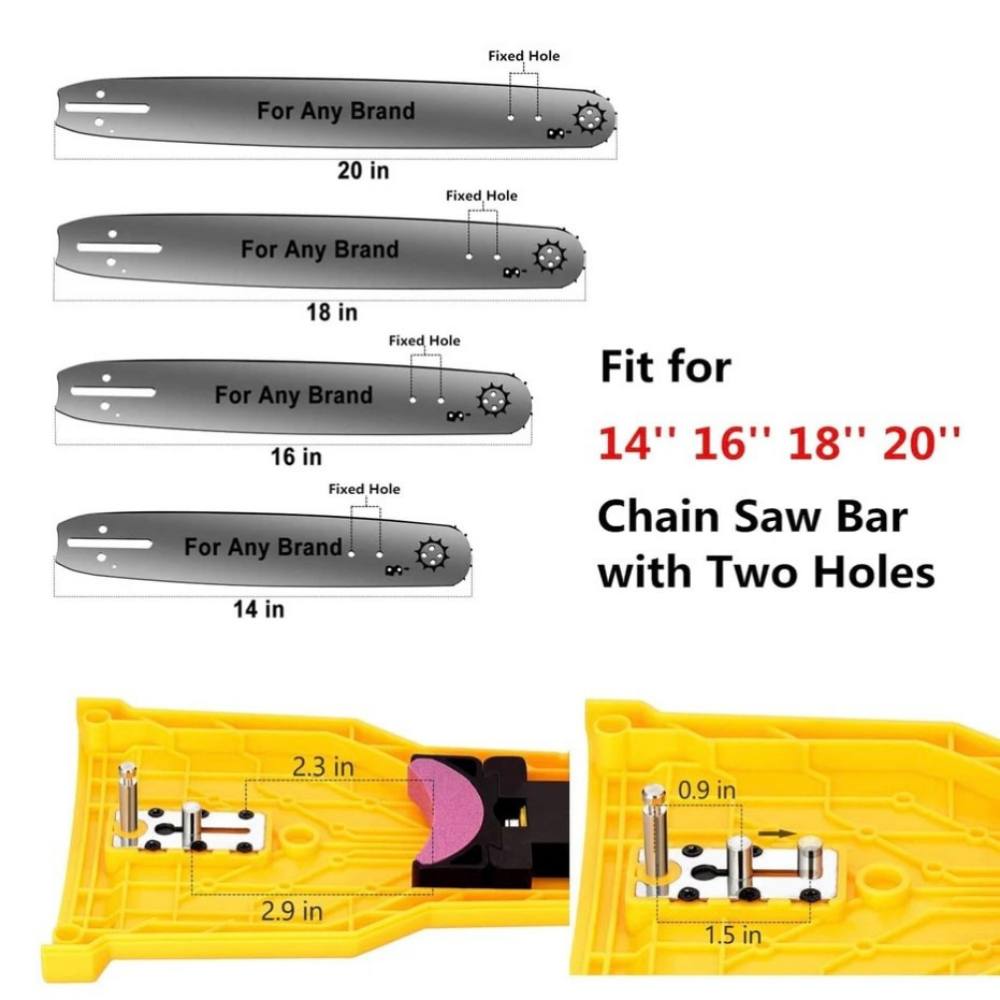 Chainsaw Teeth Sharpener for 14 16 18 20 Chainsaw Bars