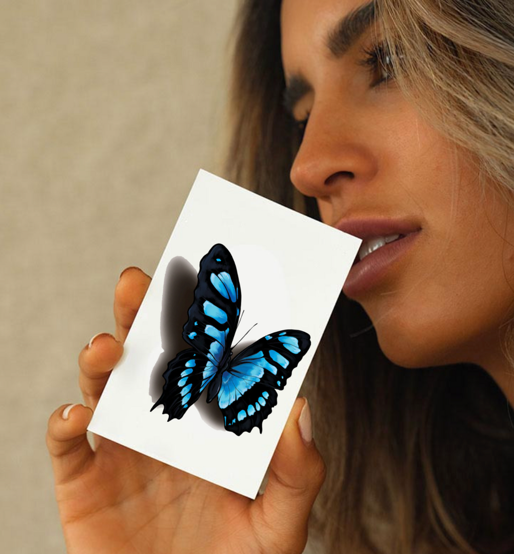 3D Realistic Temporary Tattoo with Water Transfer Application, 2.5x4  Inches